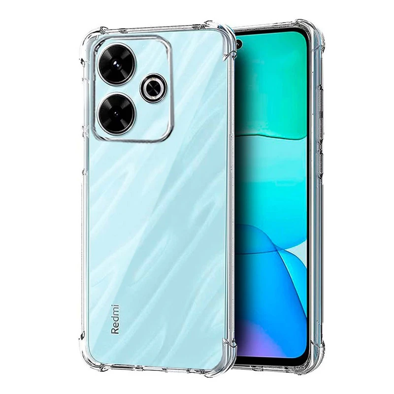 کاور مدل شفاف مناسب برای گوشی موبایل شیائومی Poco M6 4G