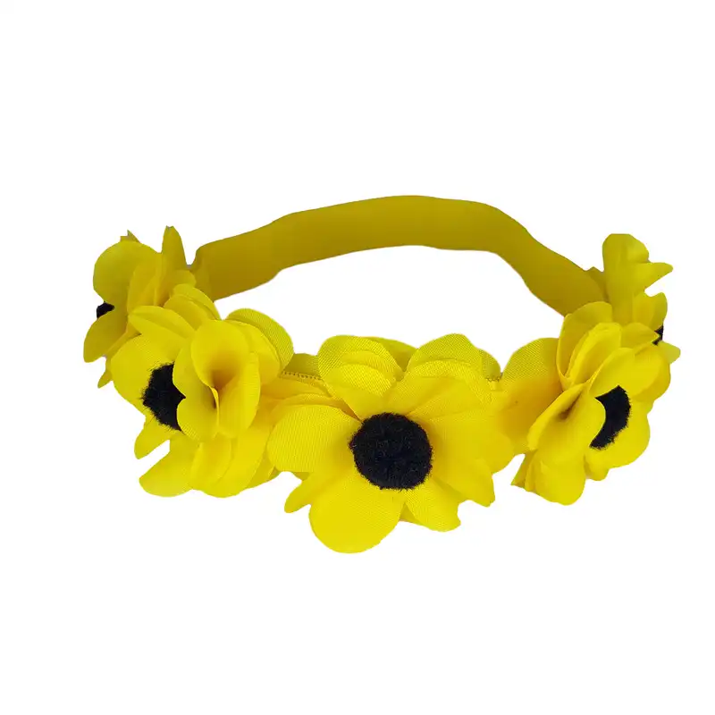 تل مو دخترانه مدل گل آفتابگردان