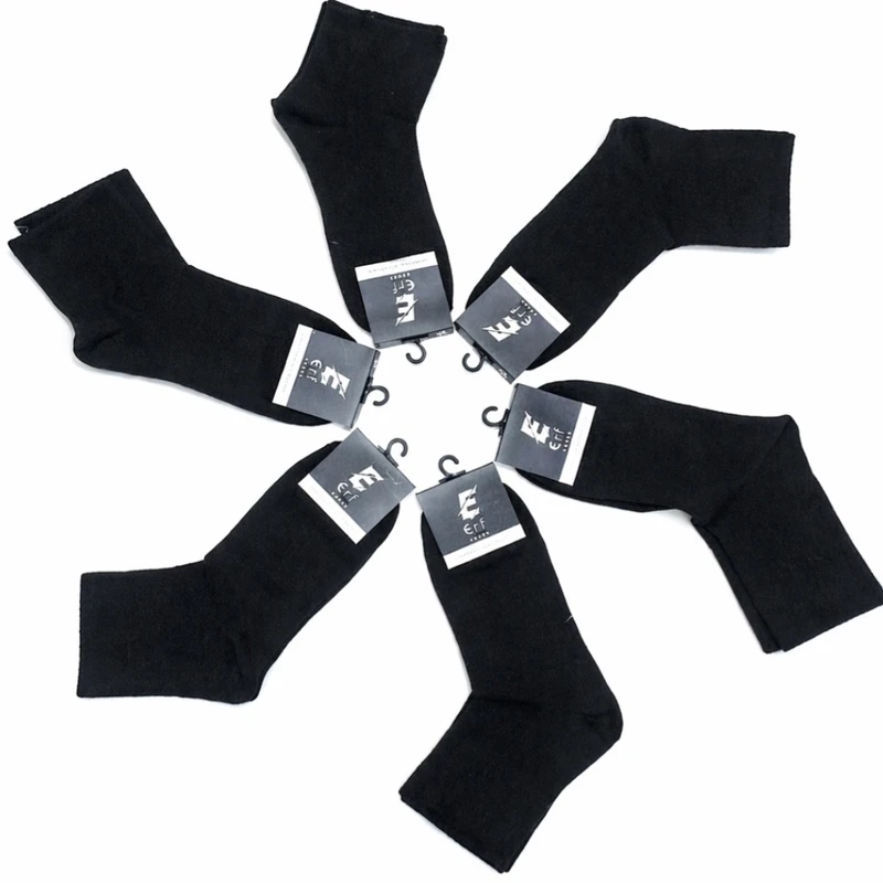 جوراب ساق کوتاه مردانه مدل erf بسته 6 عددی