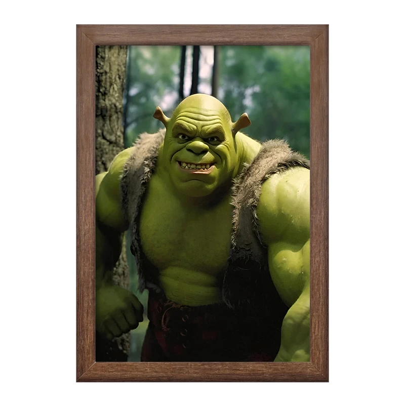 تابلو خندالو طرح شرک (Shrek) کد F6099