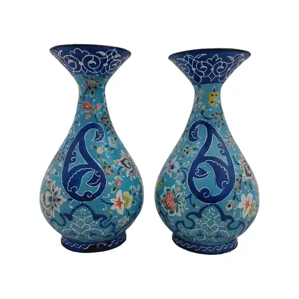 گلدان میناکاری کد G1060 بسته 2 عددی