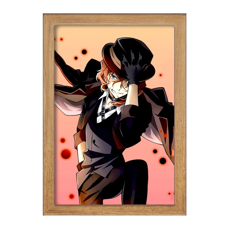 تابلو خندالو مدل چویا سان انیمه سگ های ولگرد بانگو  کد 15662