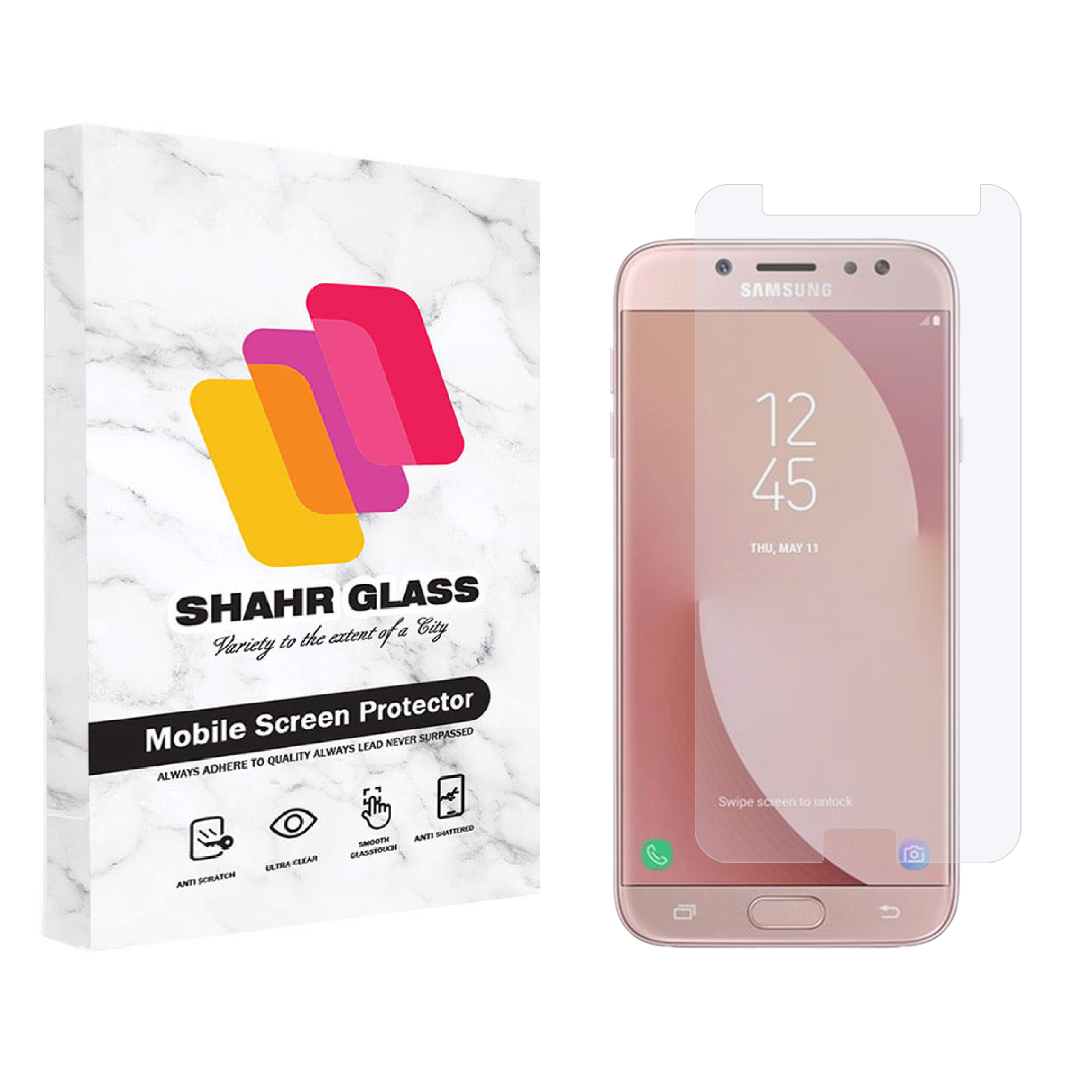 محافظ صفحه نمایش شهر گلس مدل SMP مناسب برای گوشی موبایل سامسونگ Galaxy J7 Pro
