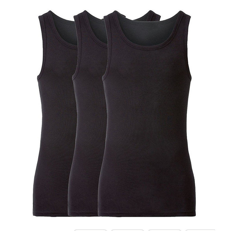 زیرپوش رکابی مردانه لیورجی مدل نخی RIBBED VEST 392390 مجموعه سه عددی 