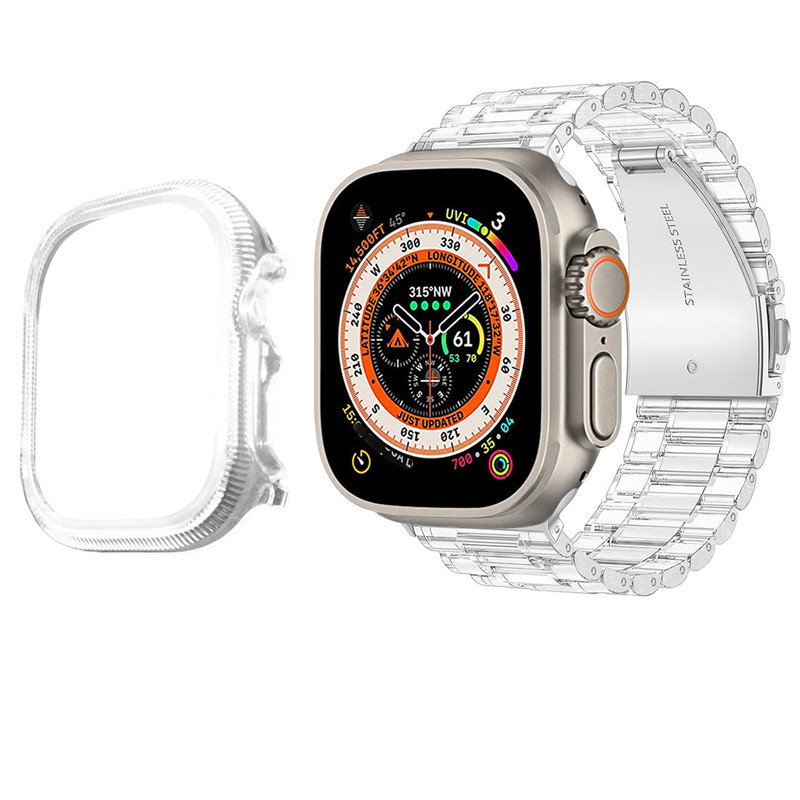 بند گوف مدل Clear-C مناسب برای اپل واچ ULTRA/ULTRA 2 49mm