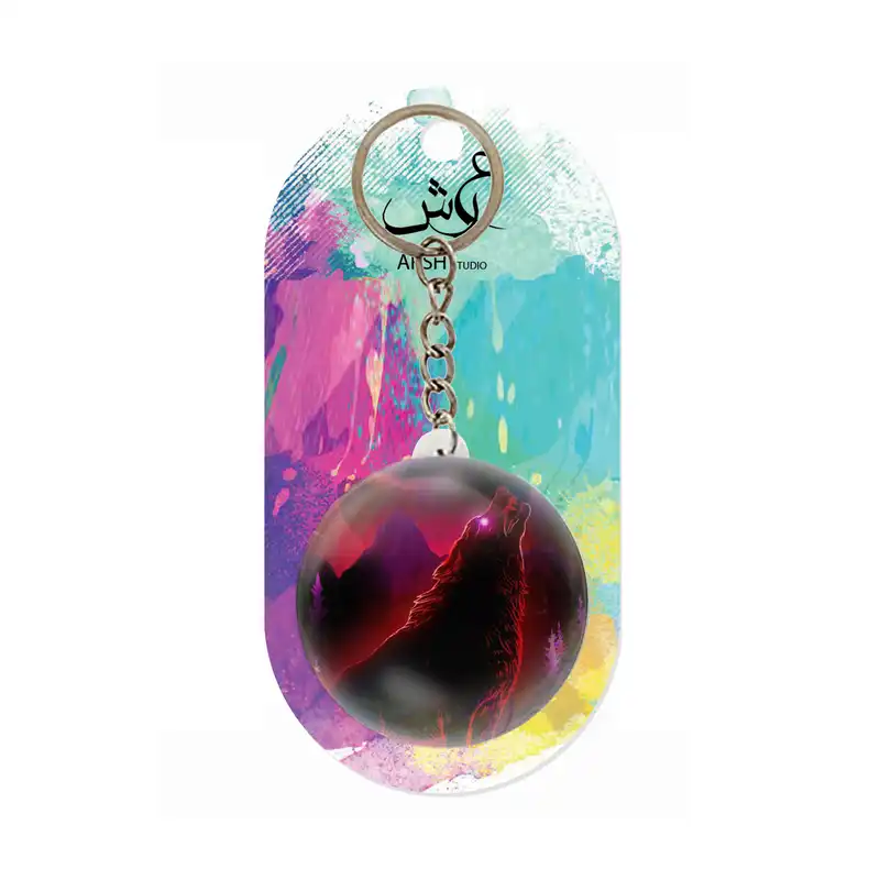 جاکلیدی عرش مدل فانتزی گرگ کد Asj6103