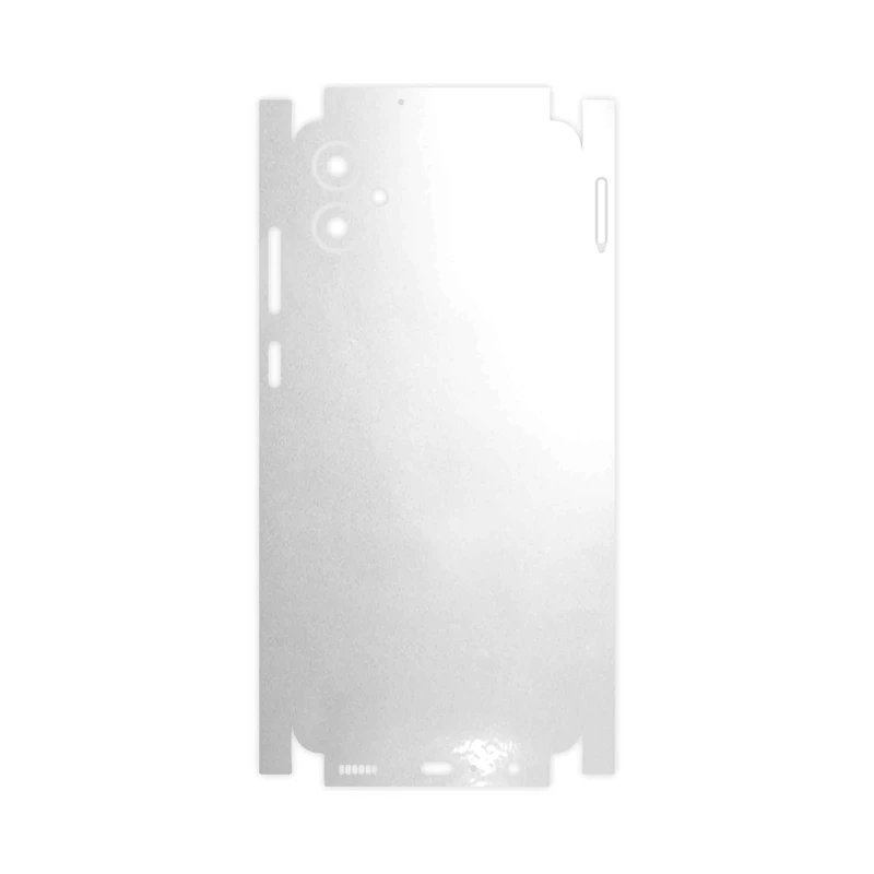 برچسب پوششی ماهوت مدل Metallic-White-FullSkin مناسب برای گوشی موبایل سامسونگ Galaxy A05
