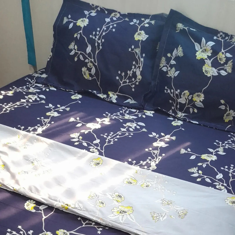 روکش لحاف مدل شکوفه براش niki11 میکرو یکنفره سایز 220×160 سانتی متر