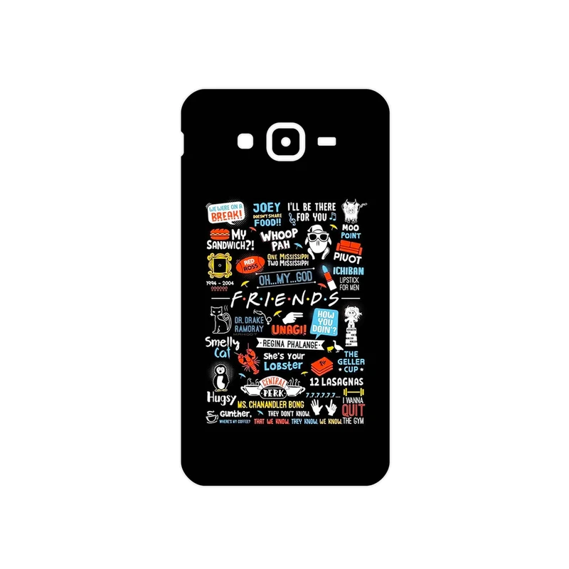 برچسب پوششی ماهوت مدل Friends 2 مناسب برای گوشی موبایل سامسونگ Galaxy J7 Core