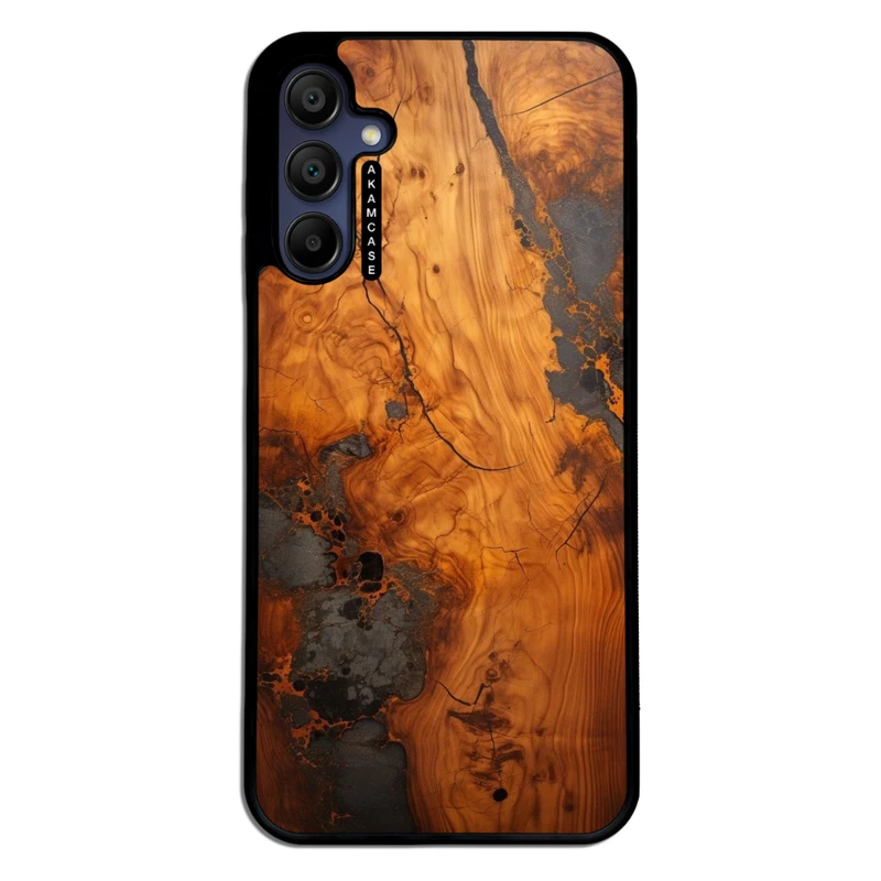 کاور آکام مدل AMC-WSGA15-WOOD-15 مناسب برای گوشی موبایل سامسونگ Galaxy A15