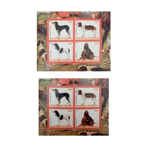 تمبر یادگاری مدل سگ باو مجموعه 8 عددی