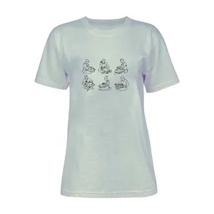 تی شرت آستین کوتاه زنانه مدل هنگ درام کد L59 رنگ طوسی