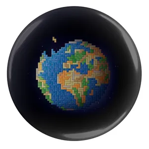 پیکسل طرح بازی خانه سازی و کره زمین مدل S1819