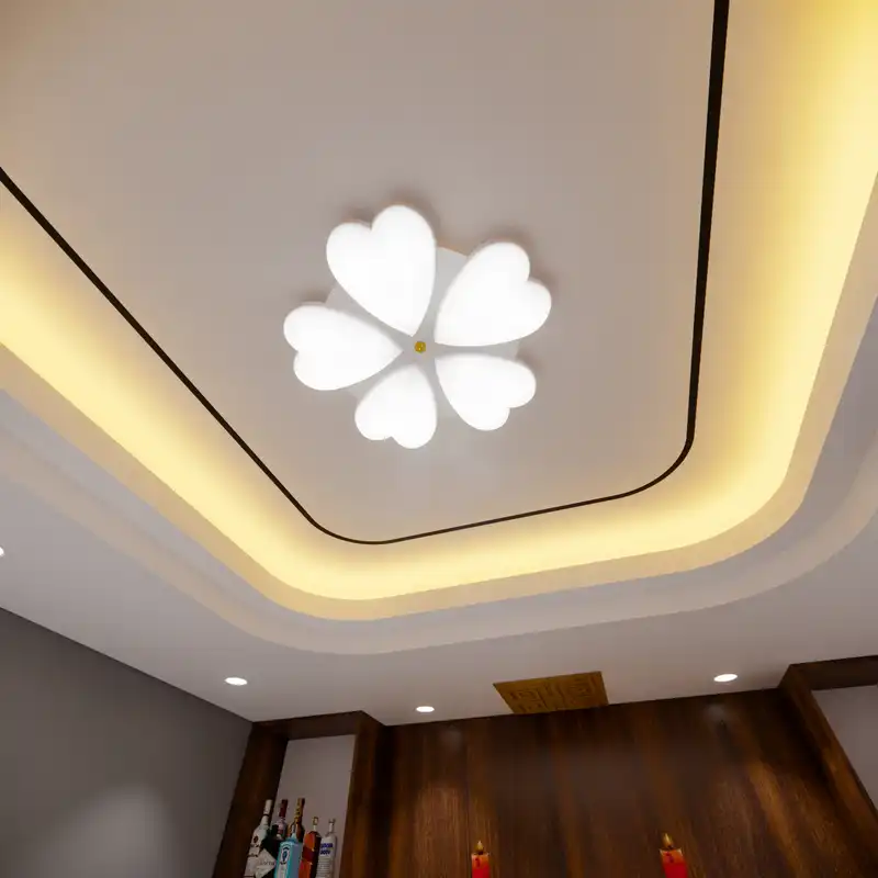 لوستر 5 شعله مدل قلب