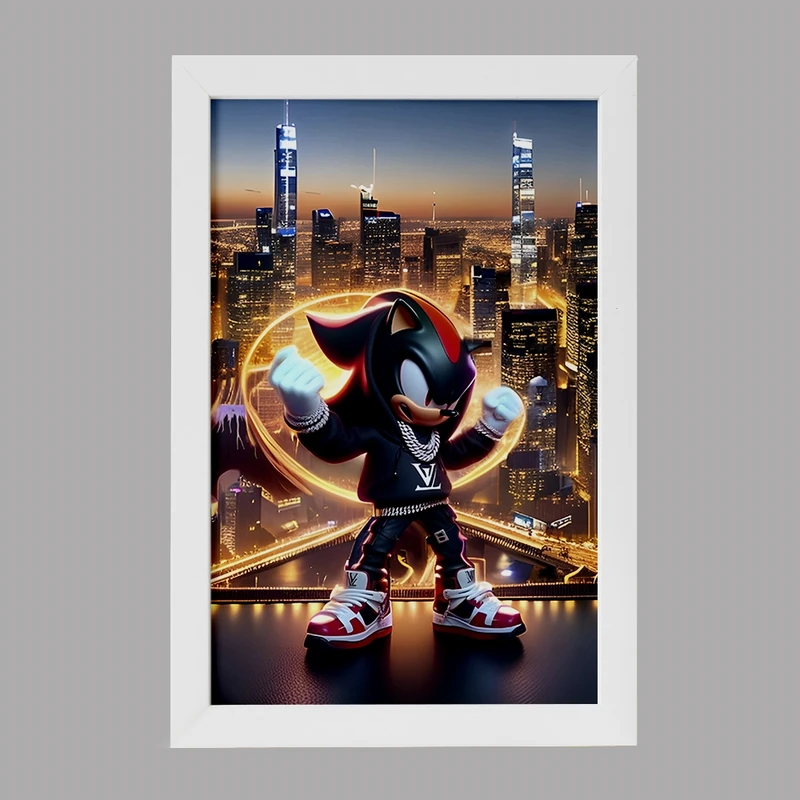 تابلو خندالو مدل سونیک (Sonic) کد F4413