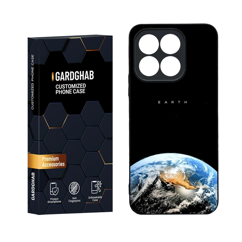 کاور گارد قاب مدل دور ژله ای کهکشان مناسب برای گوشی موبایل  آنر X8b 4G