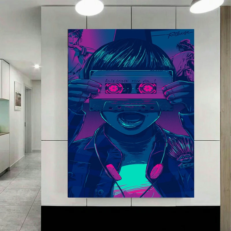 پوستر طرح انیمه مدل نوار کاست کد AR17790