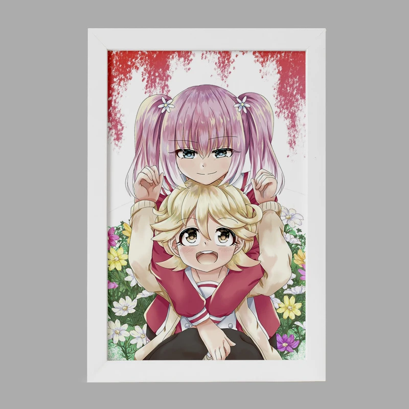 تابلو خندالو مدل نانا و میچیرو انیمه نانای بی استعداد کد 23801