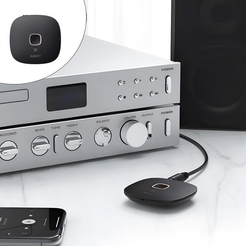 گیرنده و فرستنده بلوتوثی صدا آکی مدل BR-C16