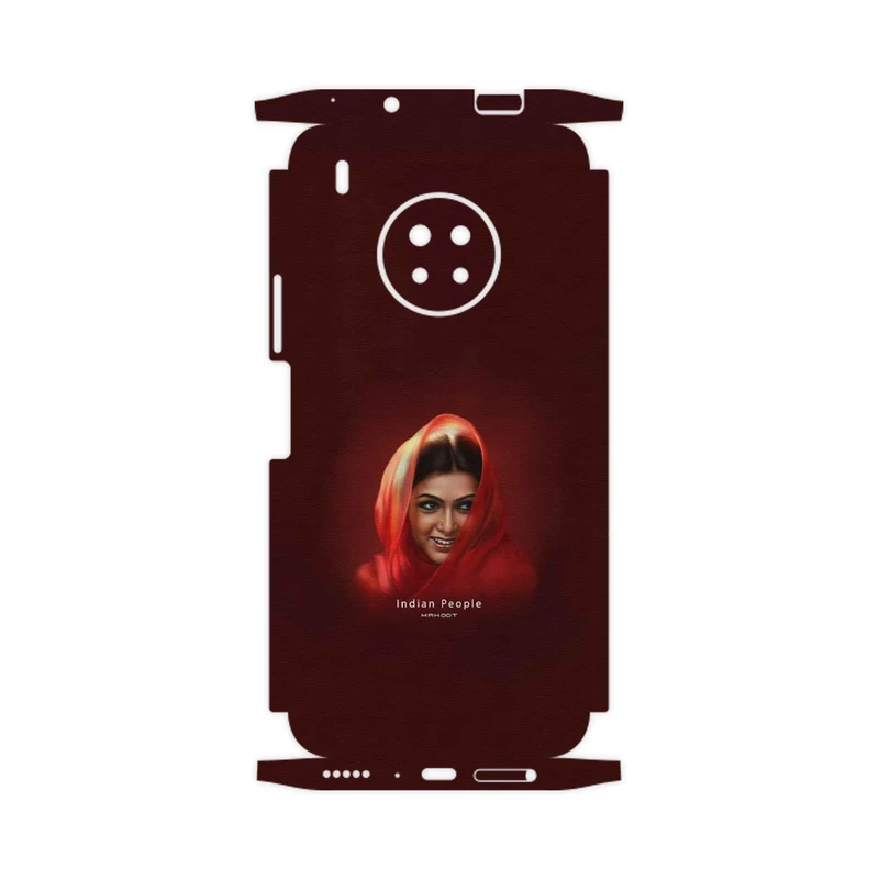 برچسب پوششی ماهوت مدل Portrait of an Indian Woman-FullSkin مناسب برای گوشی موبایل هوآوی Y9a