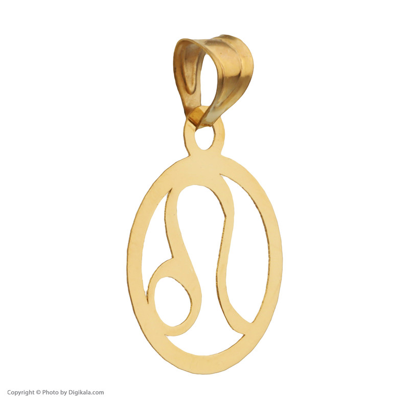 آویز گردنبند طلا 18 عیار زنانه مایا ماهک مدل MM1367 نماد یونانی ماه تولد مرداد - برج اسد