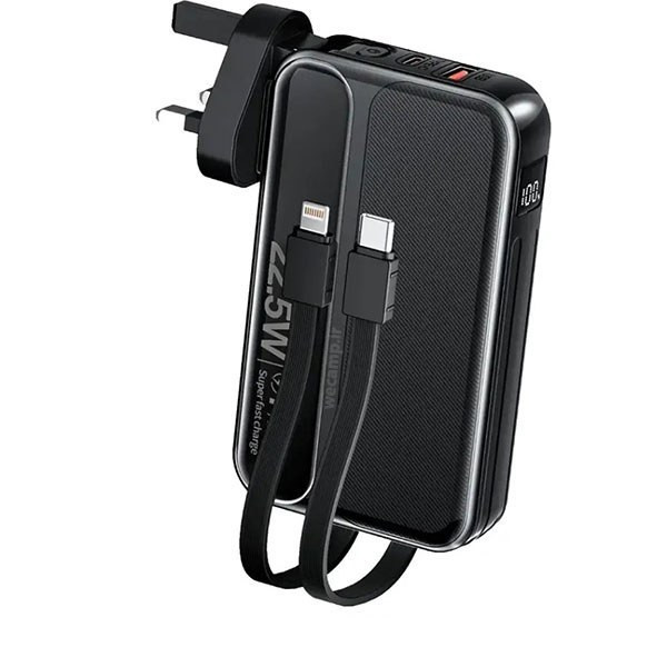 پاوربانک 22.5 وات گرین لاین مدل  Charge Mate ظرفیت 10000 میلی‌آمپرساعت