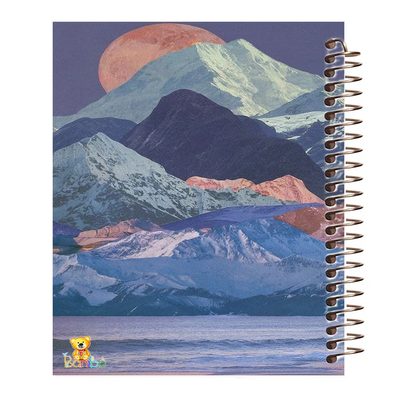 دفتر نقاشی 50 برگ بانیبو مدل  کوه کد 155