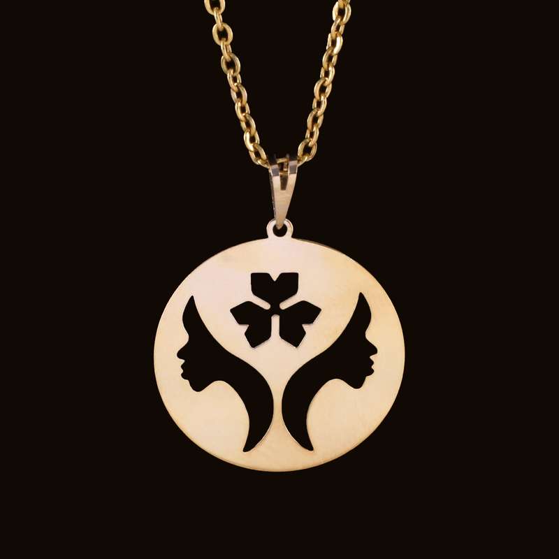 گردنبند نقره زنانه مدل h459