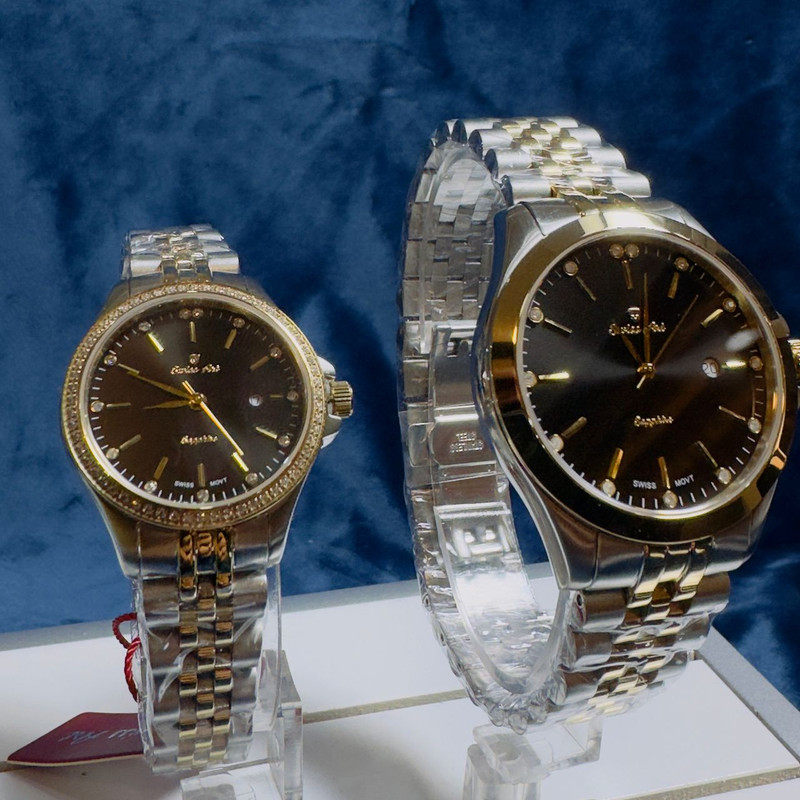 ست ساعت مچی عقربه‌ای زنانه و مردانه سوئیس آرت مدل 620005-6-05