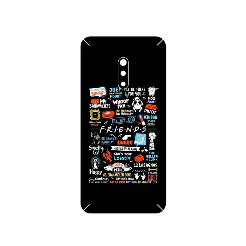 برچسب پوششی ماهوت مدل Friends 2 مناسب برای گوشی موبایل اپو Realme X