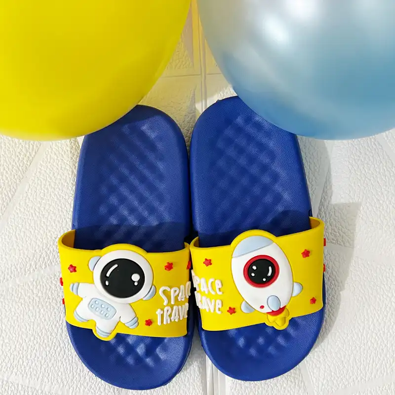 دمپایی پسرانه مدل فضایی کد 0045