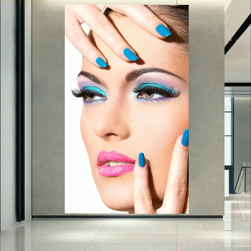 پوستر مدل بک لایت آرایشگاه زنانه طرح چهره کد AR2510