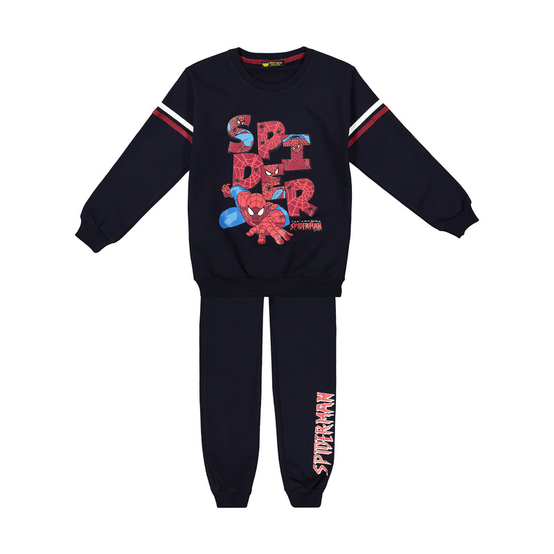 ست سویشرت و شلوار پسرانه خرس کوچولو مدل 2011171-59