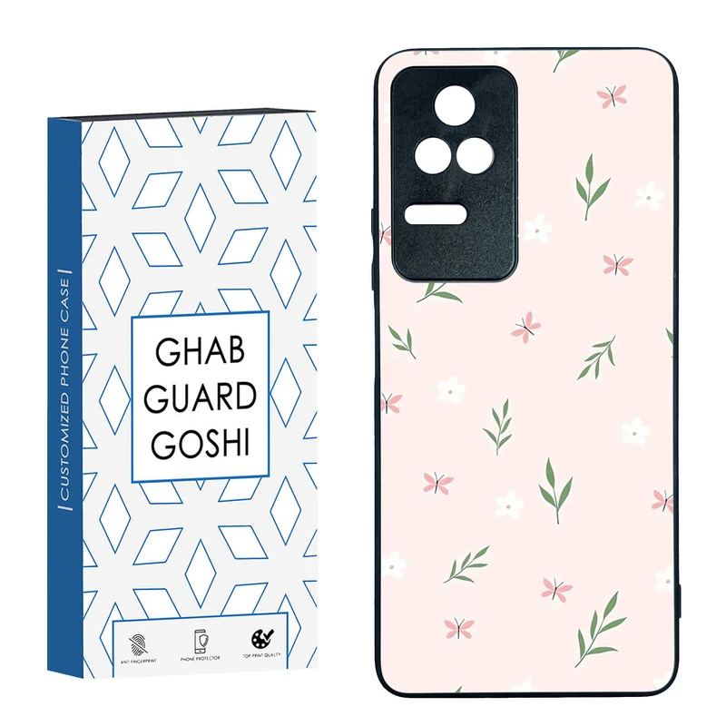 کاور قاب گارد گوشی طرح گل صورتی کد TPU-056 مناسب برای گوشی موبایل شیائومی  Redmi K40S / Poco F4 5G