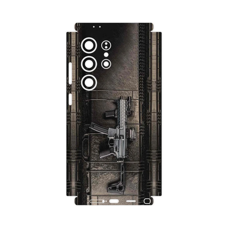 برچسب پوششی ماهوت مدل GUN-FullSkin مناسب برای گوشی موبایل سامسونگ Galaxy S24 Ultra