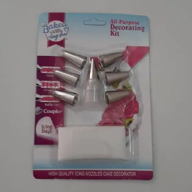 قیف خامه زن مدل pe11 مجموعه 9 عددی