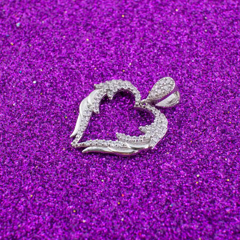 آویز گردنبند نقره زنانه مدل AMT_M034