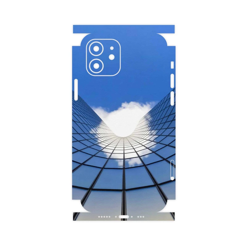 برچسب پوششی ماهوت مدل Glass skyscraper-FullSkin مناسب برای گوشی موبایل اپل iPhone 12