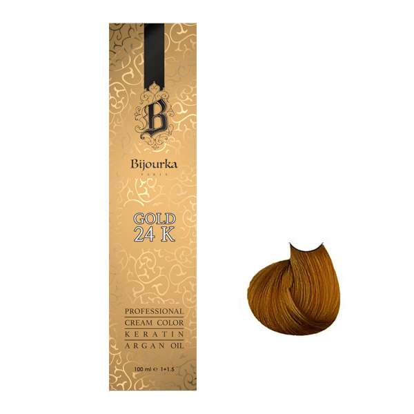 رنگ مو بیجورکا شماره 6/5 حجم 100 میلی لیتر رنگ طلایی تیره