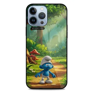 AKAM AMC-WA13PROMAX-SMURFS-7 Cover For Apple iPhone 13 Pro Max