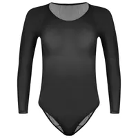 بادی آستین بلند زنانه مدل حریر K10