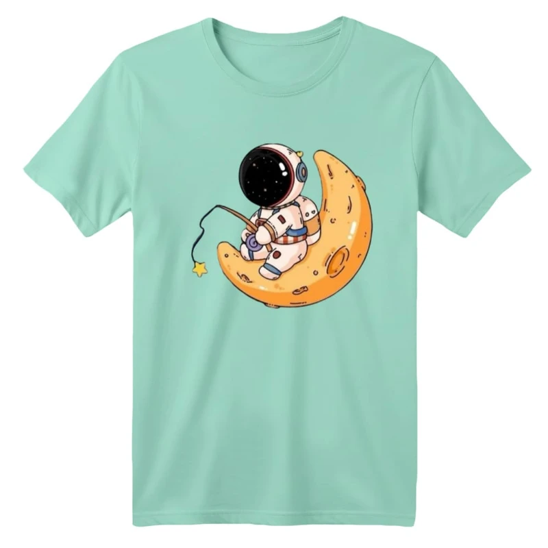 تی شرت آستین کوتاه بچگانه مدل فضانورد کد ۲۱