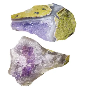 سنگ راف آمیتیست مدل p5 مجموعه 2 عددی