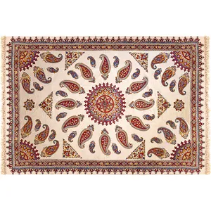 سفره قلمکار مدل سنتی طرح پته کد 200135-7