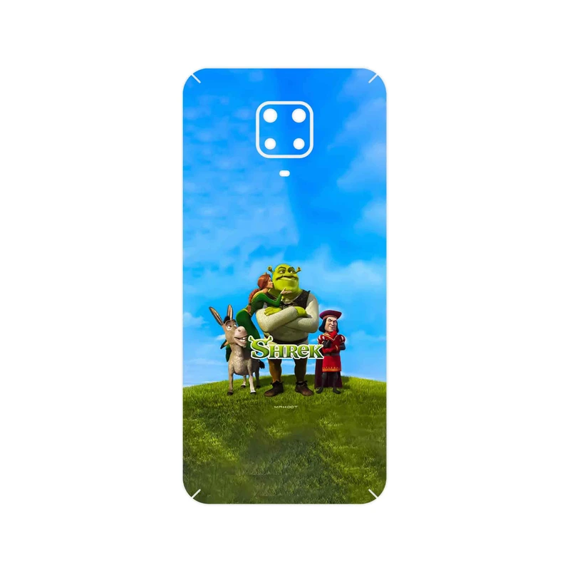 برچسب پوششی ماهوت مدل Shrek مناسب برای گوشی موبایل شیائومی Redmi Note 9 Pro