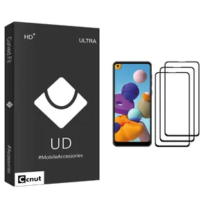 Coconut UD Black Screen Protector For Samsung Galaxy A21 Pack Of 3