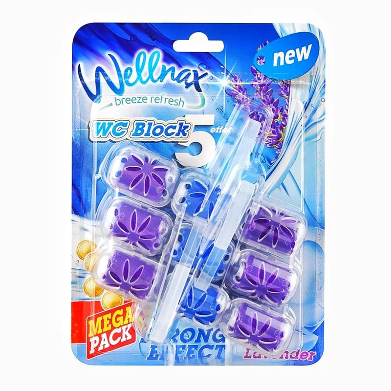 قرص جرمگیر توالت فرنگی ولناکس مدل Lavender  بسته 9 عددی