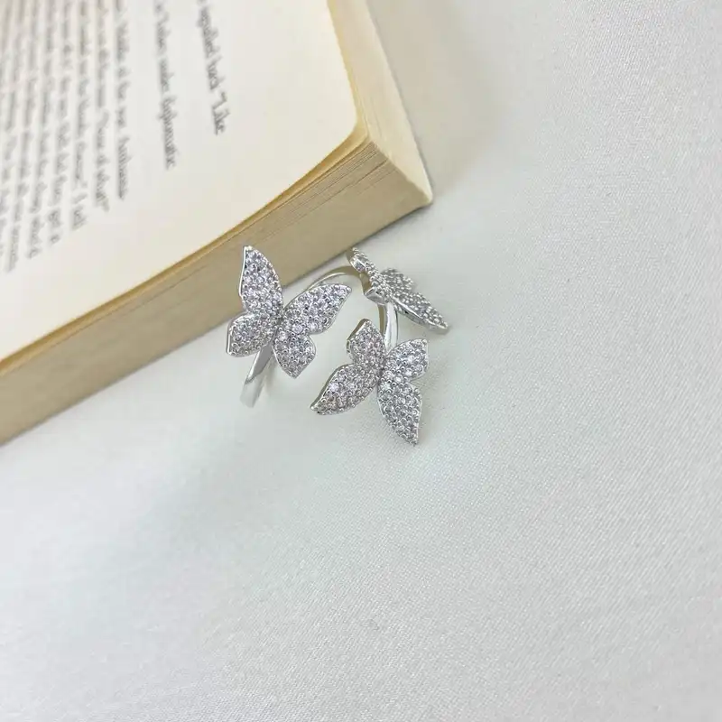 انگشتر زنانه مدل پروانه کد R4435