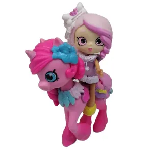 اکشن فیگور مدل دختر و اسب پونی مجموعه 2 عددی