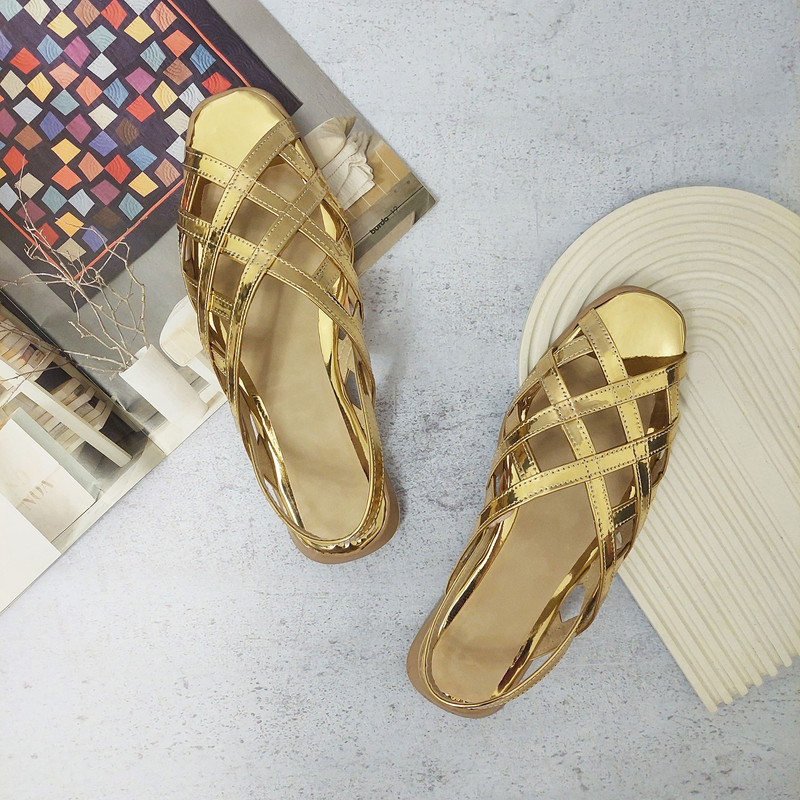 صندل زنانه مدل بهار کد BAH-GOL